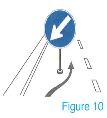 Figure 10: one-way / designated-direction sign