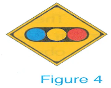 Japanese licence-test illustration: The sign does not only indicate a push-button type.